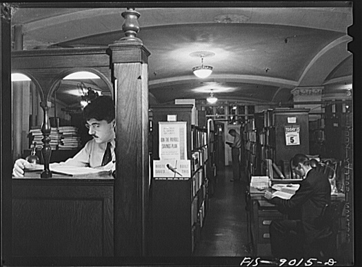 Library of NY Times, 1942.jpg